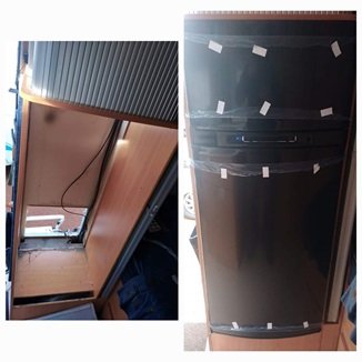 Remplacement d'un Réfrigirateur à Absortion Avant/Apres